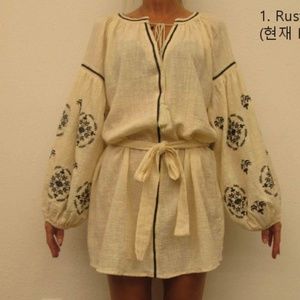 NECK STRAP TOP LONG SLEEVE MINI DRESS